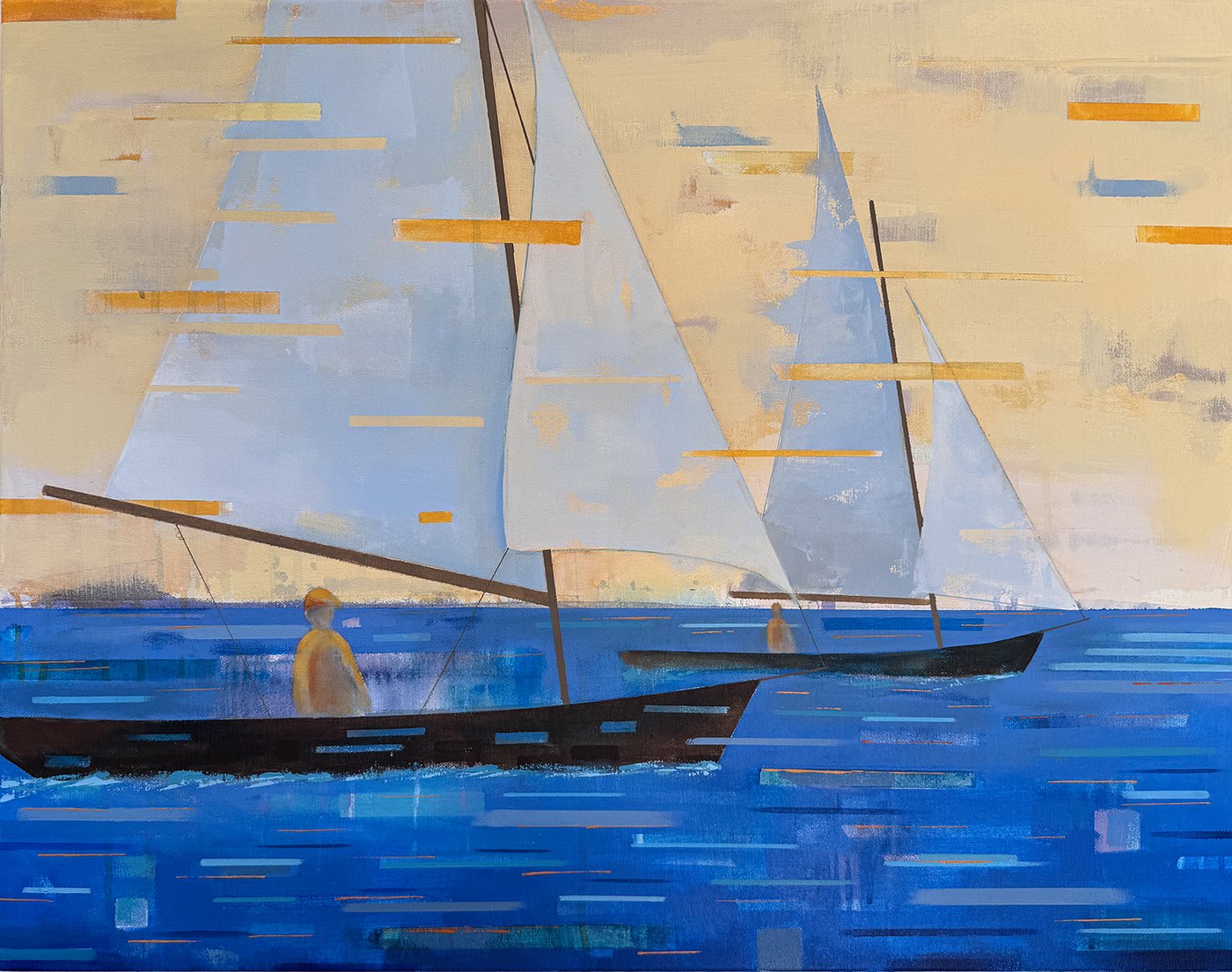 Acrylic painting, titled There's A Way, by artist Annie Danberg